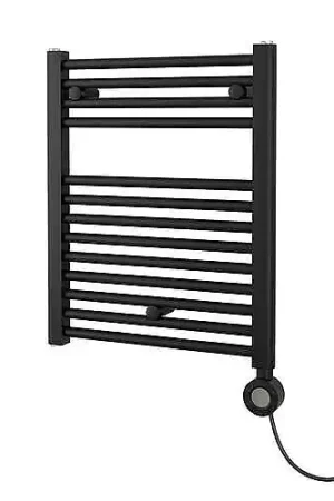 Alleen Vandaag Masterwatt Calor V2 elektrische radiator 927x500mm 500W mat zwart RAL9005 300200020